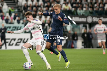2024-04-02 - Gustav Tang Isaksen (SS Lazio( vs Dusan Vlahovic (Juventus FC) - JUVENTUS FC VS SS LAZIO - ITALIAN CUP - SOCCER