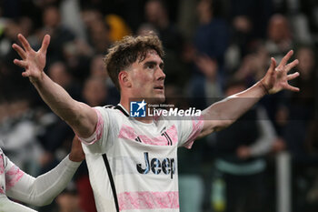 2024-04-02 - Dusan Vlahovic (Juventus FC) celebrates - JUVENTUS FC VS SS LAZIO - ITALIAN CUP - SOCCER