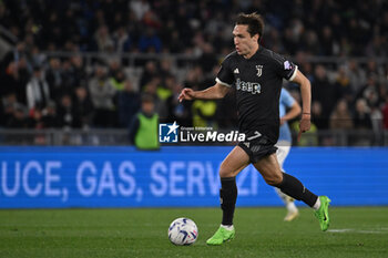 2024-04-23 - Federico Chiesa of Juventus F.C. during the Frecciarossa Italian Cup Semi Final second leg between S.S. Lazio vs Juventus F.C. at the Olympic Stadium on April 23, 2024 in Rome, Italy. - SS LAZIO VS JUVENTUS FC - ITALIAN CUP - SOCCER
