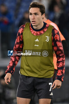 2024-04-23 - Federico Chiesa of Juventus F.C. during the Frecciarossa Italian Cup Semi Final second leg between S.S. Lazio vs Juventus F.C. at the Olympic Stadium on April 23, 2024 in Rome, Italy. - SS LAZIO VS JUVENTUS FC - ITALIAN CUP - SOCCER