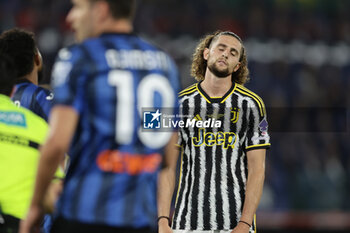 2024-05-15 - Juventus' French midfielder Adrien Rabiot looks dejected during the Italian Cup final football match between Atalanta and Juventus at Stadio Olimpico on May 15,2024 in Rome, Italy. - FINAL - JUVENTUS FC VS ATALANTA BC - ITALIAN CUP - SOCCER