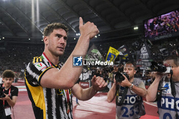 2024-05-15 - during the Italian Cup final football match between Atalanta and Juventus at Stadio Olimpico on May 15,2024 in Rome, Italy. - FINAL - JUVENTUS FC VS ATALANTA BC - ITALIAN CUP - SOCCER