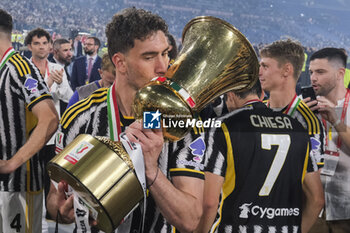 2024-05-15 - during the Italian Cup final football match between Atalanta and Juventus at Stadio Olimpico on May 15,2024 in Rome, Italy. - FINAL - JUVENTUS FC VS ATALANTA BC - ITALIAN CUP - SOCCER