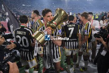 2024-05-15 - during the Italian Cup final football match between Atalanta and Juventus at Stadio Olimpico on May 15,2024 in Rome, Italy. - FINAL - JUVENTUS FC VS ATALANTA BC - ITALIAN CUP - SOCCER