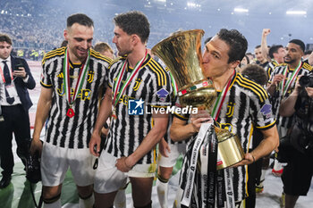 2024-05-15 - during the Italian Cup final football match between Atalanta and Juventus at Stadio Olimpico on May 15,2024 in Rome, Italy. - FINAL - JUVENTUS FC VS ATALANTA BC - ITALIAN CUP - SOCCER