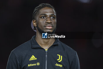 2024-05-15 - Juventus' English forward Samuel Iling Junior looks during the Italian Cup final football match between Atalanta and Juventus at Stadio Olimpico on May 15,2024 in Rome, Italy. - FINAL - JUVENTUS FC VS ATALANTA BC - ITALIAN CUP - SOCCER