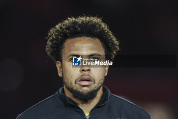 2024-05-15 - Juventus' American midfielder Weston McKennie looks during the Italian Cup final football match between Atalanta and Juventus at Stadio Olimpico on May 15,2024 in Rome, Italy. - FINAL - JUVENTUS FC VS ATALANTA BC - ITALIAN CUP - SOCCER