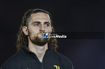2024-05-15 - Juventus' French midfielder Adrien Rabiot looks during the Italian Cup final football match between Atalanta and Juventus at Stadio Olimpico on May 15,2024 in Rome, Italy. - FINAL - JUVENTUS FC VS ATALANTA BC - ITALIAN CUP - SOCCER