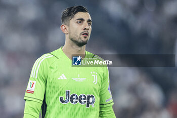 2024-05-15 - Juventus' Italian goalkeeper Mattia Perin looks during the Italian Cup final football match between Atalanta and Juventus at Stadio Olimpico on May 15,2024 in Rome, Italy. - FINAL - JUVENTUS FC VS ATALANTA BC - ITALIAN CUP - SOCCER