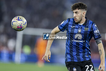 2024-05-15 - Atalanta's Italian defender Matteo Ruggeri controls the ball controls the ball during the Italian Cup final football match between Atalanta and Juventus at Stadio Olimpico on May 15,2024 in Rome, Italy. - FINAL - JUVENTUS FC VS ATALANTA BC - ITALIAN CUP - SOCCER