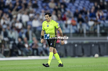 2024-05-15 - Italian Referee Fabio Maresca during the Italian Cup final football match between Atalanta and Juventus at Stadio Olimpico on May 15,2024 in Rome, Italy. - FINAL - JUVENTUS FC VS ATALANTA BC - ITALIAN CUP - SOCCER