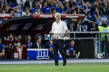 2024-05-15 - Atalanta's Italian coach Gian Piero Gasperini looks during the Italian Cup final football match between Atalanta and Juventus at Stadio Olimpico on May 15,2024 in Rome, Italy. - FINAL - JUVENTUS FC VS ATALANTA BC - ITALIAN CUP - SOCCER