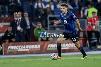 2024-05-15 - Atalanta's Albanian defender Berat Djimsiti controls the ball during the Italian Cup final football match between Atalanta and Juventus at Stadio Olimpico on May 15,2024 in Rome, Italy. - FINAL - JUVENTUS FC VS ATALANTA BC - ITALIAN CUP - SOCCER