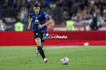 2024-05-15 - Atalanta's Italian defender Matteo Ruggeri controls the ball during the Italian Cup final football match between Atalanta and Juventus at Stadio Olimpico on May 15,2024 in Rome, Italy. - FINAL - JUVENTUS FC VS ATALANTA BC - ITALIAN CUP - SOCCER