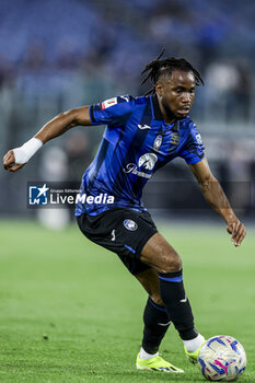 2024-05-15 - Atalanta's Nigerian forward Ademola Lookman controls the ball during the Italian Cup final football match between Atalanta and Juventus at Stadio Olimpico on May 15,2024 in Rome, Italy. - FINAL - JUVENTUS FC VS ATALANTA BC - ITALIAN CUP - SOCCER