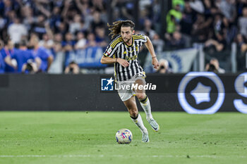 2024-05-15 - Juventus' French midfielder Adrien Rabiot controls the ball during the Italian Cup final football match between Atalanta and Juventus at Stadio Olimpico on May 15,2024 in Rome, Italy. - FINAL - JUVENTUS FC VS ATALANTA BC - ITALIAN CUP - SOCCER