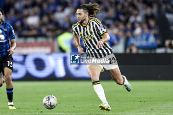 2024-05-15 - Juventus' French midfielder Adrien Rabiot controls the ball during the Italian Cup final football match between Atalanta and Juventus at Stadio Olimpico on May 15,2024 in Rome, Italy. - FINAL - JUVENTUS FC VS ATALANTA BC - ITALIAN CUP - SOCCER