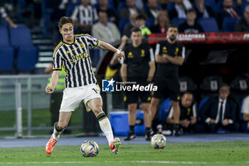 2024-05-15 - Juventus' Turkish forward Kenan Yildiz controls the ball during the Italian Cup final football match between Atalanta and Juventus at Stadio Olimpico on May 15,2024 in Rome, Italy. - FINAL - JUVENTUS FC VS ATALANTA BC - ITALIAN CUP - SOCCER