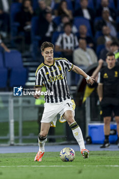 2024-05-15 - Juventus' Turkish forward Kenan Yildiz controls the ball during the Italian Cup final football match between Atalanta and Juventus at Stadio Olimpico on May 15,2024 in Rome, Italy. - FINAL - JUVENTUS FC VS ATALANTA BC - ITALIAN CUP - SOCCER