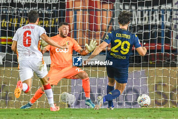 2024-08-10 - Empoli's Lorenzo Colombo scores the 2-1 goal - EMPOLI FC VS US CATANZARO - ITALIAN CUP - SOCCER