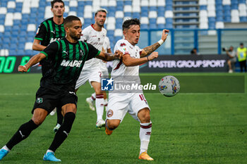 2024-08-09 - Claudio Cassano (Cittadella) and Jeremy Toljan (Sassuolo) - US SASSUOLO VS AS CITTADELLA - ITALIAN CUP - SOCCER