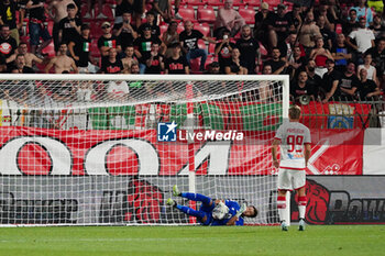 2024-08-09 - Samuel Pizzignacco (AC Monza) saves a penalty - AC MONZA VS FC SUDTIROL - ITALIAN CUP - SOCCER