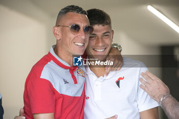 2024-08-10 - Cesar Falletti Cremonese e Costantino Favasuli SSC Bari Cremonese - Bari - Coppa Italia Frecciarossa 10 august 2024 - US CREMONESE VS SS BARI - ITALIAN CUP - SOCCER