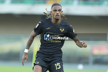 2024-08-10 - Yllan Okou of Hellas Verona FC during Hellas Verona FC vs Cesena FC, round of 32° Coppa Italia Frecciarossa 2024-25, at MarcAntonio Bentegodi stadium in Verona (VR), Italy, on August 10, 2024. - HELLAS VERONA FC VS CESENA FC - ITALIAN CUP - SOCCER