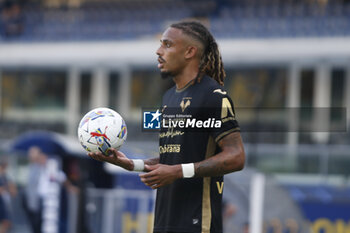 2024-08-10 - Yllan Okou of Hellas Verona FC during Hellas Verona FC vs Cesena FC, round of 32° Coppa Italia Frecciarossa 2024-25, at MarcAntonio Bentegodi stadium in Verona (VR), Italy, on August 10, 2024. - HELLAS VERONA FC VS CESENA FC - ITALIAN CUP - SOCCER