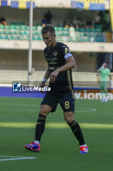 2024-08-10 - Darko Lazovic of Hellas Verona FC play the ball during Hellas Verona FC vs Cesena FC, round of 32° Coppa Italia Frecciarossa 2024-25, at MarcAntonio Bentegodi stadium in Verona (VR), Italy, on August 10, 2024. - HELLAS VERONA FC VS CESENA FC - ITALIAN CUP - SOCCER