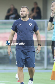 2024-08-10 - Paolo Zanetti Head Coach of Hellas Verona FC during Hellas Verona FC vs Cesena FC, round of 32° Coppa Italia Frecciarossa 2024-25, at MarcAntonio Bentegodi stadium in Verona (VR), Italy, on August 10, 2024. - HELLAS VERONA FC VS CESENA FC - ITALIAN CUP - SOCCER