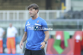 2024-08-10 - Michele Mignani Head Coach of Cesena FC gestures during Hellas Verona FC vs Cesena FC, round of 32° Coppa Italia Frecciarossa 2024-25, at MarcAntonio Bentegodi stadium in Verona (VR), Italy, on August 10, 2024. - HELLAS VERONA FC VS CESENA FC - ITALIAN CUP - SOCCER