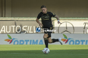 2024-08-10 - Tomas Suslov of Hellas Verona FC play the ball during Hellas Verona FC vs Cesena FC, round of 32° Coppa Italia Frecciarossa 2024-25, at MarcAntonio Bentegodi stadium in Verona (VR), Italy, on August 10, 2024. - HELLAS VERONA FC VS CESENA FC - ITALIAN CUP - SOCCER