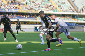 2024-08-10 - Darko Lazovic of Hellas Verona FC play the ball during Hellas Verona FC vs Cesena FC, round of 32° Coppa Italia Frecciarossa 2024-25, at MarcAntonio Bentegodi stadium in Verona (VR), Italy, on August 10, 2024. - HELLAS VERONA FC VS CESENA FC - ITALIAN CUP - SOCCER