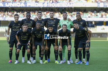 2024-08-10 - Hellas Verona team photo during Hellas Verona FC vs Cesena FC, round of 32° Coppa Italia Frecciarossa 2024-25, at MarcAntonio Bentegodi stadium in Verona (VR), Italy, on August 10, 2024. - HELLAS VERONA FC VS CESENA FC - ITALIAN CUP - SOCCER