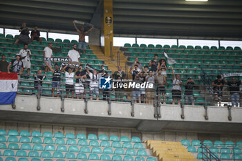 2024-08-10 - Cesena fans show their support during Hellas Verona FC vs Cesena FC, round of 32° Coppa Italia Frecciarossa 2024-25, at MarcAntonio Bentegodi stadium in Verona (VR), Italy, on August 10, 2024. - HELLAS VERONA FC VS CESENA FC - ITALIAN CUP - SOCCER