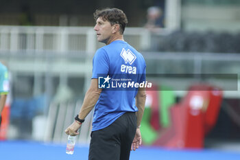 2024-08-10 - Michele Mignani Head Coach of Cesena FC during Hellas Verona FC vs Cesena FC, round of 32° Coppa Italia Frecciarossa 2024-25, at MarcAntonio Bentegodi stadium in Verona (VR), Italy, on August 10, 2024. - HELLAS VERONA FC VS CESENA FC - ITALIAN CUP - SOCCER