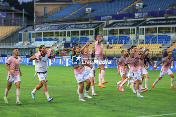 2024-08-11 - Palermo FC team celebrates with fans - PARMA CALCIO VS PALERMO FC - ITALIAN CUP - SOCCER