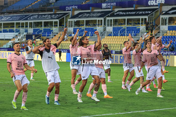 2024-08-11 - Palermo FC team celebrates with fans - PARMA CALCIO VS PALERMO FC - ITALIAN CUP - SOCCER