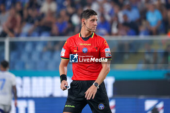 2024-08-11 - Coppa Italia, Italian Cup, Stadio Ferraris, Genova, 11-08-2024, Sampdoria-Como, in the photo: referee Collu - UC SAMPDORIA VS COMO 1907 - ITALIAN CUP - SOCCER