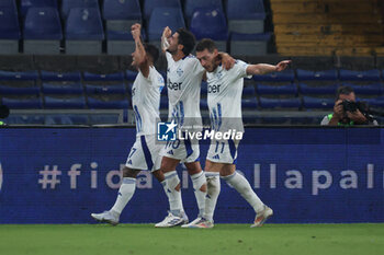 2024-08-11 - Coppa Italia, Italian Cup, Stadio Ferraris, Genova, 11-08-2024, Sampdoria-Como, in the photo: exultation Como - UC SAMPDORIA VS COMO 1907 - ITALIAN CUP - SOCCER