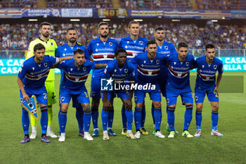 2024-08-11 - Coppa Italia, Italian Cup, Stadio Ferraris, Genova, 11-08-2024, Sampdoria-Como, in the photo: team Sampdoria - UC SAMPDORIA VS COMO 1907 - ITALIAN CUP - SOCCER