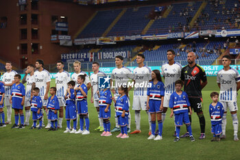 2024-08-11 - Coppa Italia, Italian Cup, Stadio Ferraris, Genova, 11-08-2024, Sampdoria-Como, in the photo: team Como - UC SAMPDORIA VS COMO 1907 - ITALIAN CUP - SOCCER