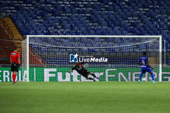 2024-08-11 - Coppa Italia, Italian Cup, Stadio Ferraris, Genova, 11-08-2024, Sampdoria-Como, in the photo: penalty Vieira goal - UC SAMPDORIA VS COMO 1907 - ITALIAN CUP - SOCCER