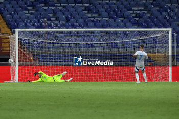 2024-08-11 - Coppa Italia, Italian Cup, Stadio Ferraris, Genova, 11-08-2024, Sampdoria-Como, in the photo: penalty Strefezza goal - UC SAMPDORIA VS COMO 1907 - ITALIAN CUP - SOCCER