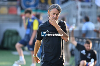 2024-08-12 - Filippo Inzaghi of Pisa Sporting Club during the Frecciarossa Italian Cup round of 32 match between Frosinone Calcio vs Pisa Sporting Club at Benito Stirpe Stadium on August 12, 2024 in Frosinone, Italy. - FROSINONE CALCIO VS PISA SC - ITALIAN CUP - SOCCER