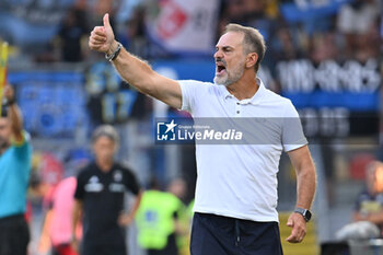 2024-08-12 - Vincenzo Vivarini of Frosinone Calcio during the Frecciarossa Italian Cup round of 32 match between Frosinone Calcio vs Pisa Sporting Club at Benito Stirpe Stadium on August 12, 2024 in Frosinone, Italy. - FROSINONE CALCIO VS PISA SC - ITALIAN CUP - SOCCER