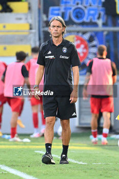 2024-08-12 - Filippo Inzaghi of Pisa Sporting Club during the Frecciarossa Italian Cup round of 32 match between Frosinone Calcio vs Pisa Sporting Club at Benito Stirpe Stadium on August 12, 2024 in Frosinone, Italy. - FROSINONE CALCIO VS PISA SC - ITALIAN CUP - SOCCER