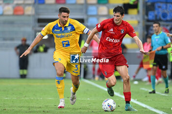 2024-08-12 - Ilario Monterisi of Frosinone Calcio during the Frecciarossa Italian Cup round of 32 match between Frosinone Calcio vs Pisa Sporting Club at Benito Stirpe Stadium on August 12, 2024 in Frosinone, Italy. - FROSINONE CALCIO VS PISA SC - ITALIAN CUP - SOCCER