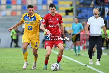 2024-08-12 - Ilario Monterisi of Frosinone Calcio during the Frecciarossa Italian Cup round of 32 match between Frosinone Calcio vs Pisa Sporting Club at Benito Stirpe Stadium on August 12, 2024 in Frosinone, Italy. - FROSINONE CALCIO VS PISA SC - ITALIAN CUP - SOCCER